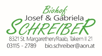 Logo Biohof Josef und Gabriela SChreiber
